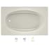 Jacuzzi 72" x 42" Signature Drop In Whirlpool Bathtub with 6 Jets, Air Controls, Left Drain and Left Front Pump Oyster