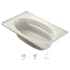 Jacuzzi 72" x 42" Signature Drop In Whirlpool Bathtub with 6 Jets, Air Controls, Tiling Flange, RapidHeat Water Heater, and Left Drain and Left Back Pump Oyster