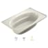 Jacuzzi 72" x 42" Signature Drop In Whirlpool Bathtub with 6 Jets, Air Controls, Tiling Flange, RapidHeat Water Heater, and Right Drain and Left Back Pump Oyster