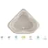 Jacuzzi Marineo 60" Salon Spa Bathtub for Drop In Installation with Center Drain and Illumatherapy / Whisper Technology™ - Luxury LCD Controls Oyster