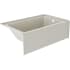 Jacuzzi Signature 60" Three Wall Alcove Acrylic Soaking Tub with Right Drain, and Overflow Oyster