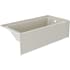 Jacuzzi Signature 66" Three Wall Alcove Acrylic Soaking Tub with Right Drain, and Overflow Oyster