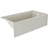 Jacuzzi Signature 66" Three Wall Alcove Acrylic Whirlpool Tub with Right Drain, and Overflow Oyster