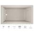 Jacuzzi 72" x 42" Solna™ Drop-In/Undermount Luxury Soaking Bathtub with Chromatherapy, Basic Controls and Reversible Drain Placement Oyster