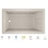 Jacuzzi 72" x 42" Solna™ Drop-In/Undermount Luxury Salon® Spa Bathtub with Luxury LCD Controls, Chromatherapy, Whisper Technology™, Heater and Right Drain Oyster