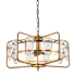 James Allan 4 Light 18" Wide Crystal Pendant Gold
