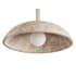 James Allan Lusteria 11" Wide Semi-flush Ceiling Fixture White