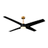 James Allan 60" 4 Blade Indoor LED Ceiling Fan Gold