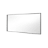 James Allan Brio Reflections 30"W x 58"H Rectangular Flat Aluminum Framed Wall Mounted Bathroom Mirror Black