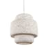 James Allan Lusteria 3 Light 16" Wide Pendant White