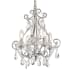 James Allan Elagon 4 Light 13" Crystal Chandelier Chrome