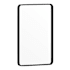 James Allan Janinne 20"W x 30"H Rectangular Beveled Metal Framed Accent Mirror Black