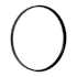 James Allan Jennifer 24" Diameter Circular Beveled Metal Framed Accent Mirror Black