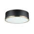 James Allan 2 Light 14" Wide Flush Mount Drum Ceiling Fixture Matte Black