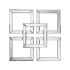 James Allan 16" x 16" Beveled Frameless Accent Mirror N/A