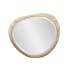 James Allan Grenville 16" x 14" Asymmetrical Beveled Wood Accent Mirror Bleached Oak