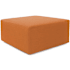 James Allan Sensibility 36" Wide Plywood and Polyester Outdoor Square Ottoman with Foam Filling Canyon