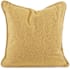 James Allan Subtlety 20" x 20" Polyester and Rolefin Covered Polyester Filled Accent Pillow Gold
