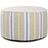 James Allan Polarity 22" Wide Polyester Outdoor Short Pouf Ottoman Moss