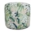 James Allan Heartscale 22" Wide Polyester Outdoor Pouf Ottoman Breeze