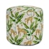 James Allan Mengu 22" Wide Polyester Outdoor Pouf Ottoman Natural