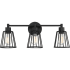 James Allan Ellsworth 3 Light 24" Wide Bathroom Vanity Light Earth Black