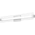 James Allan Curry Single Light 32" Wide Integrated LED Bath Bar with a Glass Shade - ADA Compliant Polished Chrome