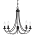 James Allan Rockbridge 5 Light 21" Wide Taper Candle Chandelier Imperial Bronze