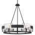 James Allan Bollinger 5 Light 26" Wide Ring Chandelier Royal Ebony