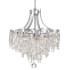 James Allan Curry Single Light 16" Wide LED Crystal Pendant Polished Chrome