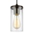 James Allan Fieldon Single Light 4" Wide Mini Pendant Brushed Oil Rubbed Bronze