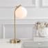 James Allan 19" Tall Accent Desk Lamp Antique Brass