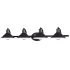 James Allan Joel 4 Light 38" Wide Bathroom Vanity Light Oil Rubbed Bronze