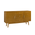 James Allan Acorn 60" Wide Retro Modern High Boy TV Stand Media Cabinet Buffet Acorn