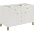 James Martin Vanities Chicago 48" Free Standing Single Basin Vanity Cabinet Only - Less Vanity Top Glossy White