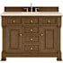 James Martin Vanities Brookfield 48" Free Standing Single Basin Vanity Set with Quartz Top and Rectangular Sink Honey Oak