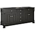 James Martin Vanities Brookfield 72" Free Standing Double Basin Vanity Cabinet Only - Less Vanity Top Black Onyx