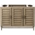 James Martin Vanities Portland 48" Single Free Standing Wood Vanity Cabinet Only - Less Vanity Top Whitewashed Walnut