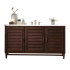 James Martin Vanities Portland 60" Single Free Standing Wood Vanity Cabinet Only - Less Vanity Top Burnished Mahogany