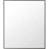 James Martin Vanities Rohe 36" W x 42" H Rectangular Stainless Steel Framed Bathroom Wall Mirror Matte Black