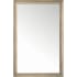 James Martin Vanities Glenbrooke 26" W x 40" H Transitional Rectangular Wood Framed Bathroom Wall Mirror Whitewashed Oak