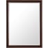 James Martin Vanities Glenbrooke 30" W x 40" H Transitional Rectangular Wood Framed Bathroom Wall Mirror Burnished Mahogany