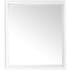 James Martin Vanities Glenbrooke 36" W x 40" H Transitional Rectangular Wood Framed Bathroom Wall Mirror Bright White