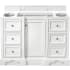 James Martin Vanities De Soto 50" Single Free Standing Wood Vanity Cabinet Only - Less Vanity Top Bright White