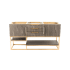James Martin Vanities Columbia 59" Double Free Standing Vanity Cabinet - Less Vanity Top Ash Gray