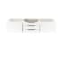 James Martin Vanities Columbia 59" Double Wall Mounted Vanity Cabinet - Less Vanity Top Glossy White