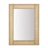James Martin Vanities Solene 28"W x 38"H Square Flat Framed Wall Mounted Bathroom Mirror Seaside Oak