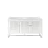 James Martin Vanities Athens 60" Double Basin Hardwood Vanity Cabinet Only Glossy White