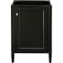 James Martin Vanities Britannia 24" Single Basin Poplar Wood Vanity Cabinet Only Black Onyx