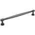 Jeffrey Alexander Jules 12" Center to Center Elegant Modern Industrial Appliance Tapered Bar Handle / Appliance Bar Pull Brushed Pewter